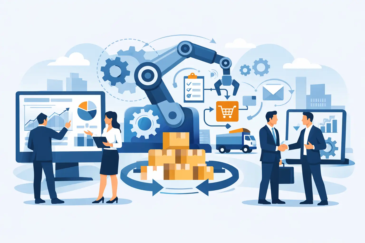 Автоматизация на търговски процеси в B2B