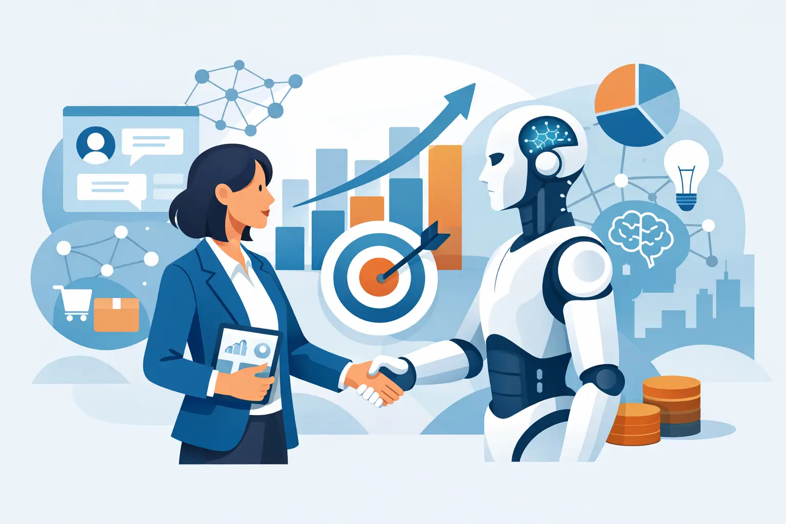 Интеграция на AI в продажби: как работи