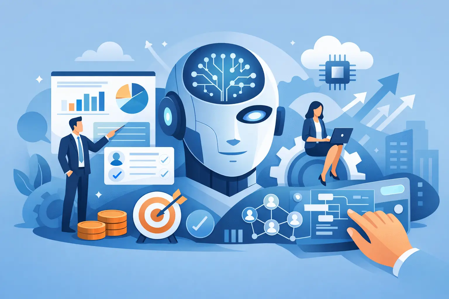 AI продажбен софтуер, който носи контрол