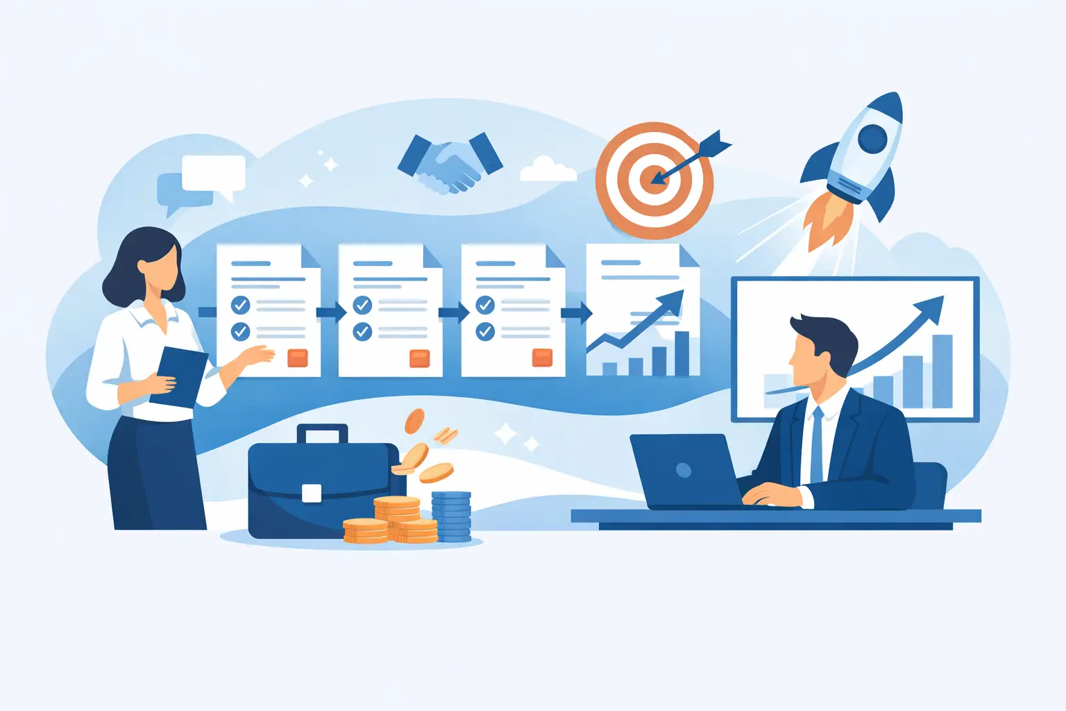 Офертен workflow, който ускорява продажбите